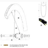 Image de Mavic Rayons Gauches Comete Pro Carbon Sl Ust Disc 2 Unités 254 mm