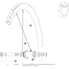 Image de Mavic Rayons Gauches Cosmic Pro Carbon Sl T Disc 2 Unités 279 mm