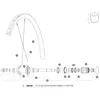 Image de Mavic Rayons Avant Gauches Ksyrium Pro Carbon Sl T 285/294 mm