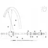 Image de Mavic Rayons Arrière Droits Ksyrium Pro Carbon Sl T 12 Unités 275 mm