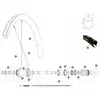 Image de Mavic Rayons Arrière Droits Ksyrium Pro Carbon Sl Ust Disc 12 Unités 266 mm