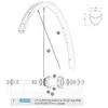 Image de Mavic Rayons Gauches Aksium Elite Ust Disc 650b 12 Unités 277 mm