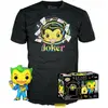 Image de Funko DC Comics POP! & Tee set figurine et T-Shirt Joker (BKLT) (M)