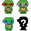 Image de Funko Les Tortues ninja pack 4 figurines Bitty POP! Vinyl 8-Bit 2,5 cm
