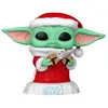 Image de Funko Star Wars : Mandalorian POP! figurine vinyle Holiday Grogu 9 cm