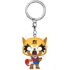 Image de Funko, Porte-clés, Sanrio POP! porte-clés vinyle 4 cm Aggretsuko w/Guitar Display (12), Rouge, Multicolore