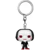 Image de Funko, Porte-clés, Saw Pocket POP! Vinyl Schlüsselanhänger 4 cm Billy the Puppet Display (12), Multicolore, Rouge, Blanc, Noir