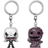 Image de Funko, Unisexe, Porte-clés, Nightmare Before Christmas POP! Vinyl Schlüsselanhänger 2er-Pack Jack/Oogie 4 cm, Multicolore