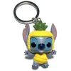 Image de Funko, Unisexe, Porte-clés, Key POP! Disney: Stitch as Pineapple, Multicolore, Jaune