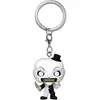 Image de Funko, Unisexe, Porte-clés, KEY Terrifier S11, Jaune, Argent, Multicolore, Blanc, Noir