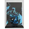 Image de Funko Figurine en vinyle DC Comics POP! Comic Covers Batman Noir et Bleu, 9 cm