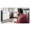 Image de Cisco Headset 730 - Micro-casque - sur-oreille - Bluetooth - sans fil - Suppresseur de bruit actif - USB, jack 3,5mm - noir de charbon