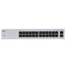 Image de Cisco Business 110 Series 110-24T - Commutateur - non géré - 24 x 10/100/1000 + 2 x SFP Gigabit combiné - Montable sur rack, de bureau, fixation murale