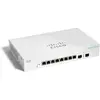 Image de Cisco CBS220-8T-E-2G (10 ports), Switch réseau, Blanc