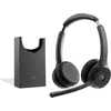 Image de Cisco Casque 722 Wireless Dual+Stand Carbon Black Usba Bundle (Sans fil, USB-A, Cisco), Casque micro de bureau, Noir