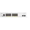 Image de Cisco Catalyst 1300-16P-2G - Commutateur - C3 - Géré - 16 x 10/100/1000 (PoE+) + 2 x Gigabit SFP - Montable sur rack - PoE+ (120 W)