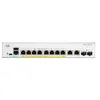 Image de Cisco Catalyst 1300-8P-E-2G - Commutateur - C3 - Géré - 8 x 10/100/1000 (PoE+) + 2 x combinaison Gigabit SFP/RJ-45 - Montable sur rack - PoE+ (60 W)