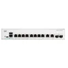 Image de Cisco Catalyst 1300-8T-E-2G - Commutateur - C3 - Géré - 8 x 10/100/1000Base-T + 2 x combinaison Gigabit SFP/RJ-45 - Montable sur rack