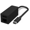 Image de Adaptateur Microsoft USB-C vers Ethernet + USB-A Noir