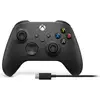Image de Manette Xbox avec câble de charge - Noire