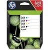 Image de Pack Cartouche d'encre HP 364 Noir + Cartouche d'encre HP 364 Cyan, Magenta, Jaune