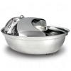 Image de Fontaine à eau Raindrop en inox 1,75L pour chat et petit chien