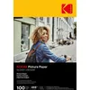 Image de Pack 100 feuilles de papier photo brillante Kodak pour imprimante à jet d’encre