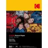 Image de Pack 50 feuilles de papier photo brillante Kodak pour imprimante à jet d’encre