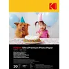 Image de Pack de 20 papiers photo supérieur Kodak Ultra Premium 13x18cm Finition satinée
