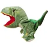 Image de Peluche Dinosaure marionnette à main 30 cm - Vert
