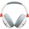 Image de Casque circum-auriculaire sans fil JBL Junior 470NC pour enfants avec réduction active du bruit Blanc Gris et Orange