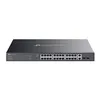 Image de TP-Link Omada ES228GMP V1.6 - Commutateur - Géré - 24 x 10/100/1000 (PoE+) + 2 x 10/100/1000 + 2 x Gigabit SFP - Montable sur rack - PoE+ (384 W)
