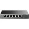 Image de TP-Link 6-PORT 10/100 MBPS DESKTOP SWITCH WITH 4-PORT POE+ (6 ports), Switch réseau, Noir