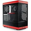 Image de Hyte Y40 rd ATX CS-HYTE-Y40-BR (ATX, mATX, Mini-ITX), Boîtier PC, Rouge, Noir
