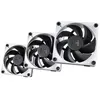 Image de Hyte Lot de 3 Ventilateurs de boitier Thicc FP avec contrôleur Nexus - 12cm (Noir/Blanc)