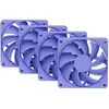 Image de Hyte FA12 120MM CASE FANS TARO MILK 4PK (120 mm, 4x), Ventilateur PC, Violet