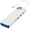 Image de Hyper HyperDrive Flex 8 Port USB-C (USB-C, 8 ports), Station d’accueil + hub USB, Blanc, Bleu