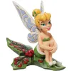 Image de Figurine de collection Fée Clochette assise sur du houx