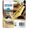 Image de Epson 16XL - 6.5 ml - XL - cyan - original - cartouche d'encre - pour WorkForce WF-2010, 2510, 2520, 2530, 2540, 2630, 2650, 2660, 2750, 2760