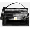 Image de Sac croco bandoulière BACRO par MADE BY Noir T.U Sacs