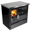 Image de Cuisinière à Bois Traditionnelle Lacunza Etna 7t Noir