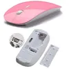 Image de Souris Ultra Plate pour PC Sans Fil USB Capteur Optique 3 Boutons Universelle (ROSE)