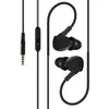 Image de Ecouteurs sport pour "samsung galaxy a31" smartphone avec micro et bouton reglage son kit main libre intra-auriculaire jack uni (noir)