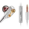 Image de Ecouteurs HQ Design pour Smartphone avec Micro Kit Main Libre Haut de Gamme Universel Jack (ARGENT)