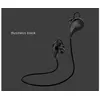 Image de Ecouteurs bluetooth sport pour "samsung galaxy xcover pro" smartphone sans fil bouton son kit main libre intra-auriculaire unive (noir)