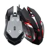 Image de Souris Gamer Metal pour PC MAC Avec Fil USB LED Gaming Universelle Filaire Capteur Optique 6 Boutons
