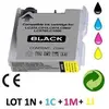 Image de Lot 4 cartouches jet d'encre compatiblesBROTHER LC970/LC1000 universal POUR BROTHER DCP 330C : 1 BLACK + 1 CYAN + 1 MAGENTA + 1 YELLOW
