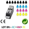 Image de Lot 20 cartouches jet d'encre compatibles CANON IP3600/IP4600/MP540/MP620 - PGI 520 AVEC PUCE POUR CANON PIXMA MP630 : 8 BLACK + 4 CYAN + 4 MAGENTA + 4 YELLOW