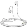 Image de Ecouteurs pour "samsung galaxy a21s" avec micro reglage kit main libre intra-auriculaire casque universel jack (blanc)