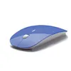 Image de Souris Ultra Plate pour MACBOOK Sans Fil USB Universelle Capteur Optique 3 Boutons Couleurs (NOIR)